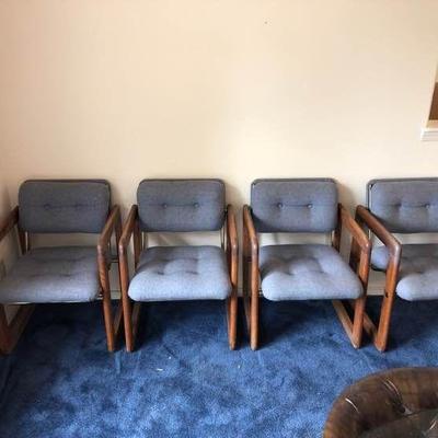 Well Made Blue Office Chairs
