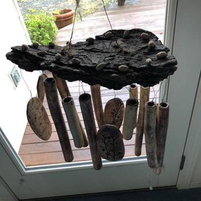 Driftwood and Ceramic Chime