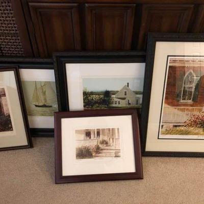 Shakespeare House and Set of 4 Jeter Prints