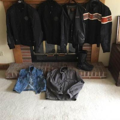 Harley Motorcycle Vests and Jackets