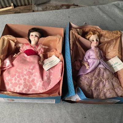 Old 1st Lady Collectible Dolls still in original box
