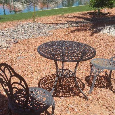 Wrought Iron Vintage Patio Set
