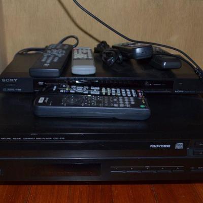Sony and Yamaha DVD players