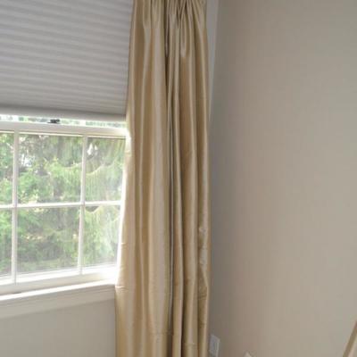 Silk drapes