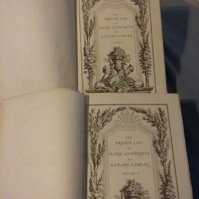 1st Edition, The Private Life of Marie Antoinette Volume I and II