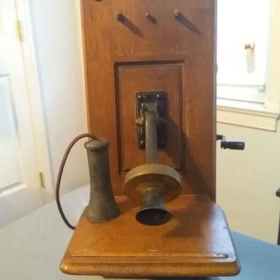 Old Fashioned Wall Telephone