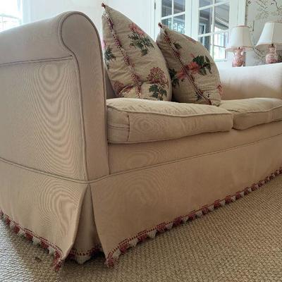 Rounded Back Two Seat Sofa