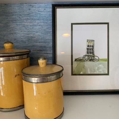Barbara Allen Signed Print, Moroccan Lidded Containers