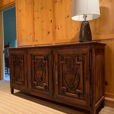 Mohr McPherson Carved Teak SIdeboard