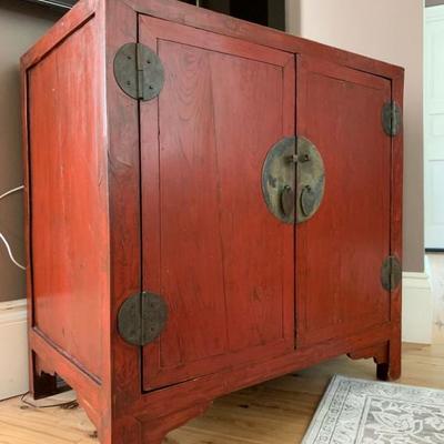 Mohr McPherson 1920's Asian Red Chest