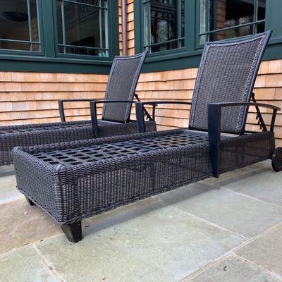 Smith and Hawkin Chaise, Cushions TOO