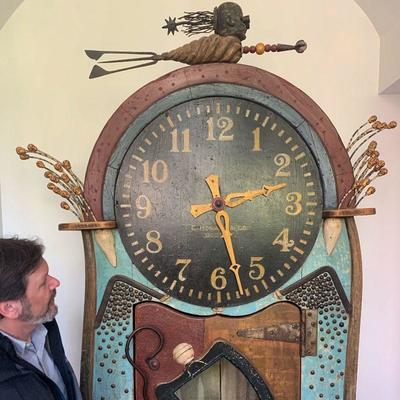 Richard Dunbrack, the Dr. Seuss of Marthas Vinyard, Grandfather Clock