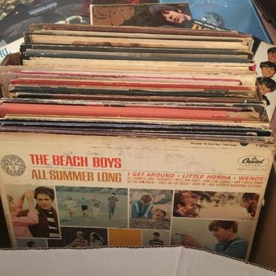 Vinyl records - Beatles, Beach Boys, CCR, etc...