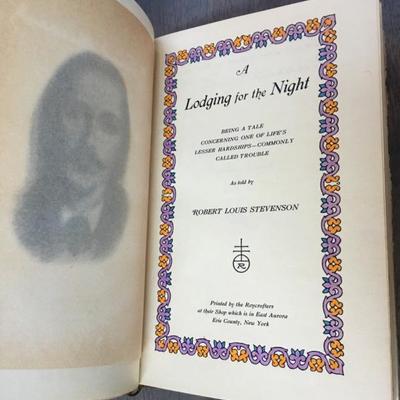 1903 A Lodging for the Night - signed and numbered by Elbert Hubbard 
42/100 copies 