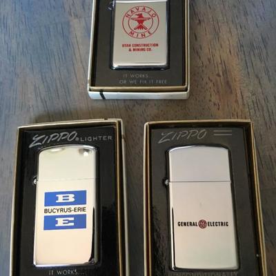 Zippo lighters - advertising, etc