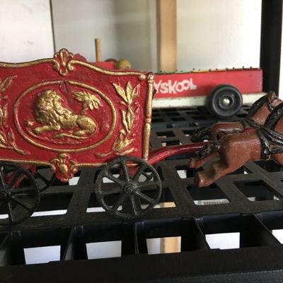 cast iron circus wagon 