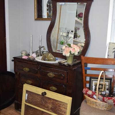 Vintage Dresser, Decor, Door