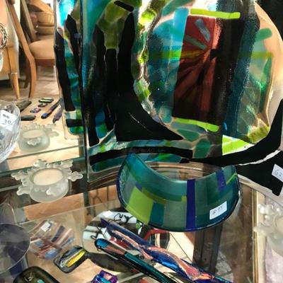 Fused Glass made by various local artist