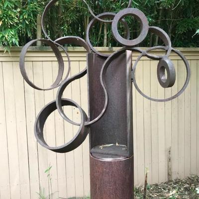 Pasty Eldridge, original steel sculpture. 