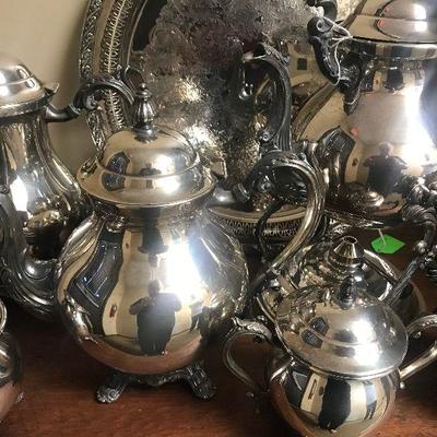 Silver Plate Coffee and Tea Set
