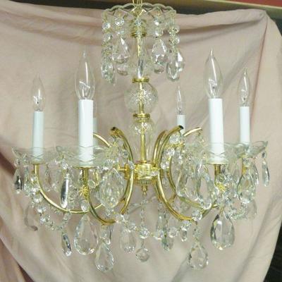 Beautiful crystal chandelier 