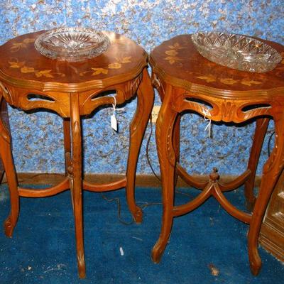 French inlaid tables  BUY IT NOW EACH $ 65.00 