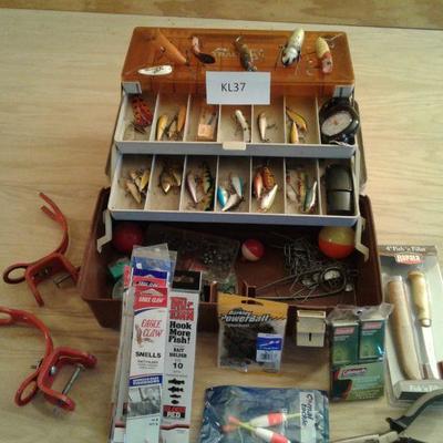 Fishing Tackle Box with a Nice Lure Selection