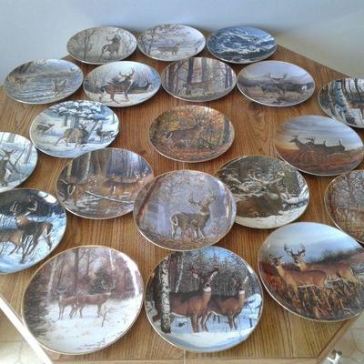 Decorative Wildlife Plates by Danbury Mint