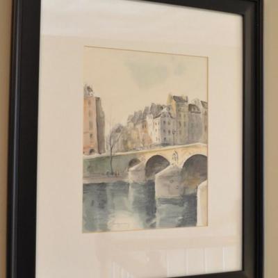 Framed print of Paris