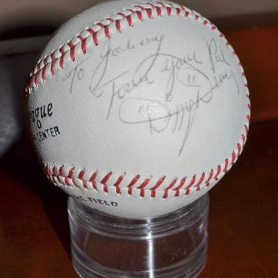 Dizzy Dean autographed baseball