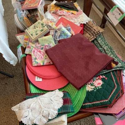 Napkins, Placemats, and More