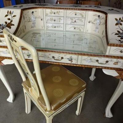 Oriental Desk & Chair