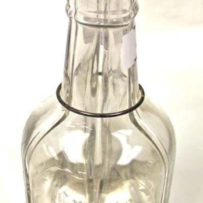  19TH Century Hand Blown Tri Liquor Sterling Top Bottle

Auction Estimate $100-$200 â€“ Located Inside 
