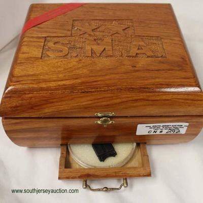  SOLID Mahogany Hand Carved Cigar Box with Humidor, loaded with layers of Cigars and Cutter

Auction Estimate $100-$300 â€“ Located Inside 