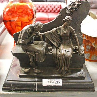  Bronze on Marble

Auction Estimate $100-$300 â€“ Located Inside 