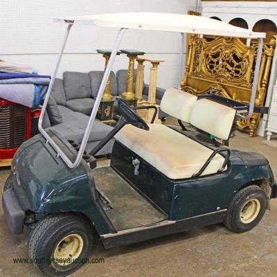 Yamaha Gas Golf Cart with Rain Cover and Running Order, Battery Charge and Hub Caps

Auction Estimate $1000-$2000 â€“ Located Out Front 