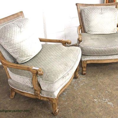  PAIR of â€œBernhardt Furnitureâ€ Decorator Upholstered Arm Chairs

Auction Estimate $200-$400 â€“ Located Inside 