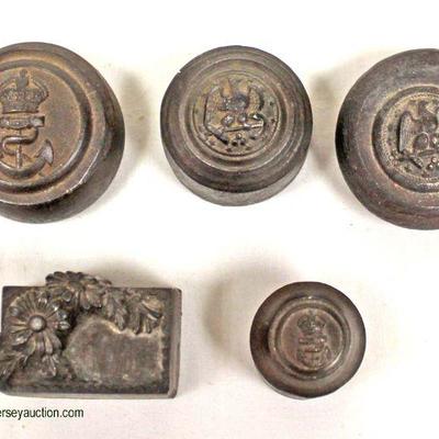  RARE Military Button Stamp Molds

Auction Estimate $400-$1000 â€“ Located Inside 