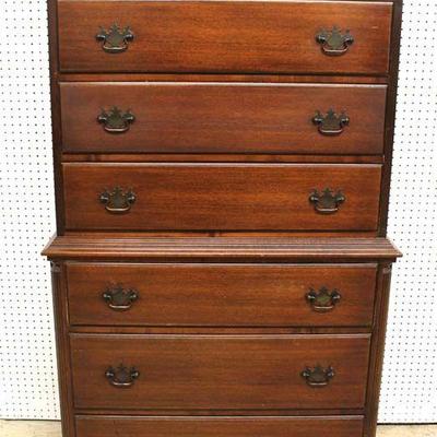  SOLID Mahogany Chest on Chest

Auction estimate $300-$600 â€“ Located Inside 
