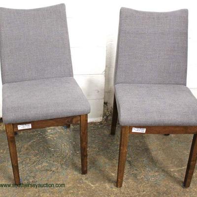  PAIR of Modern Style Walnut Frame Side Chairs

Auction Estimate $100-$200 â€“ Located Inside 