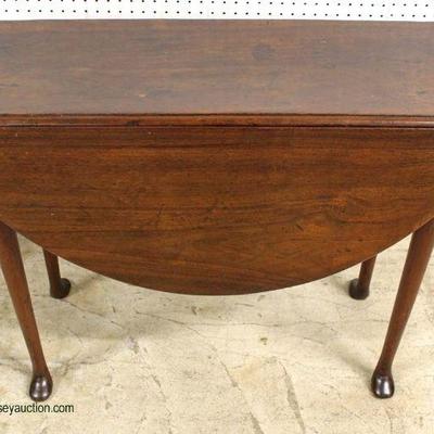  ANTIQUE Queen Anne SOLID Mahogany Drop Side Table

Auction Estimate $100-$300 â€“ Located Inside 