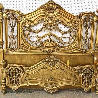  ELABORATE Highly Carved and Ornate Queen French Style Bed

Auction Estimate $300-$600 â€“ Located Inside 