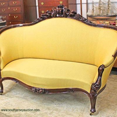  ANTIQUE BEAUTIFUL Rosewood Carved Settee

Auction Estimate $300-$600 â€“ Located Inside 
