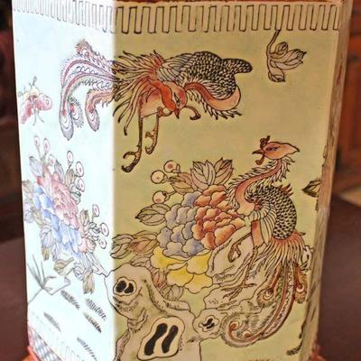  Asian Decorated Porcelain Lamp with Shade

Auction Estimate $100-$300 â€“ Locate Inside 
