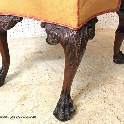  FANTASTIC Highly Carved Chippendale Mahogany Arm Chair with Lion Heads, Griffins and Hairy Paw Feet

Auction Estimate $300-$600 â€“...