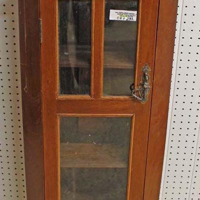  ANTIQUE Petite SOLID Mahogany Hanging Corner Cabinet

Auction Estimate $200-$400 â€“ Located Inside 