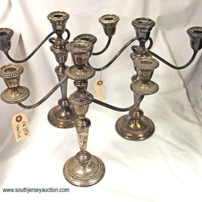  Selection of Gorham Sterling and Silverplate Candelabrums

Auction Estimate $100-$300 â€“ Located Inside 