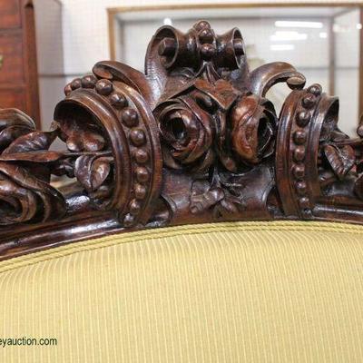 ANTIQUE BEAUTIFUL Rosewood Carved Settee

Auction Estimate $300-$600 â€“ Located Inside 