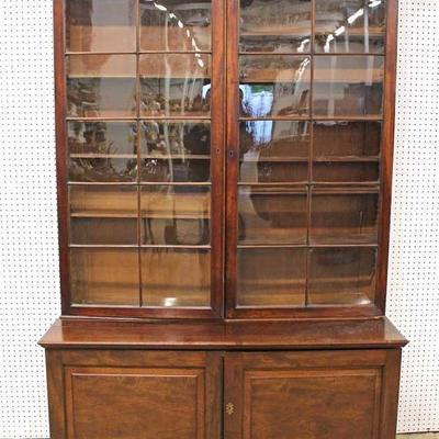  ANTIQUE 2 Piece SOLID Mahogany Step Back Bookcase

Auction Estimate $500-$1000 â€“ Located Inside 