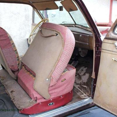   â€” Drove in | Running â€”

1940's Oldsmobile in the Burgundy / Maroon with Paperwork and Some Spare Parts

Auction Estimate $8,000 â€“...